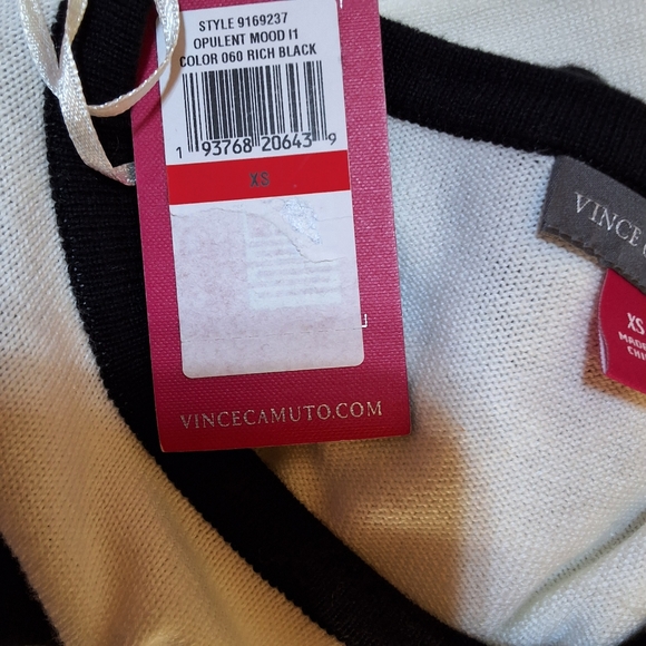 NWT VINCE CAMUTO LONG SLEEVE JEWEL NECK SWEATER - Picture 5 of 8